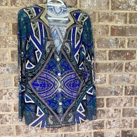 Chico's cardigan size 1 - Picture 1 of 10